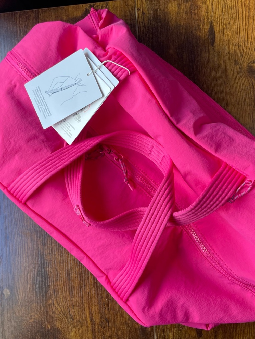 lululemon athletica Hot Pink Satchel Tote